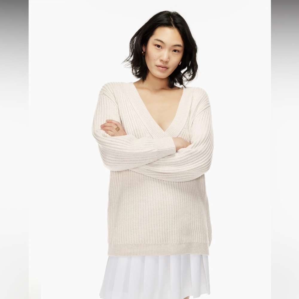 BABATON | Roger Sweater Merino Wool Grey Medium